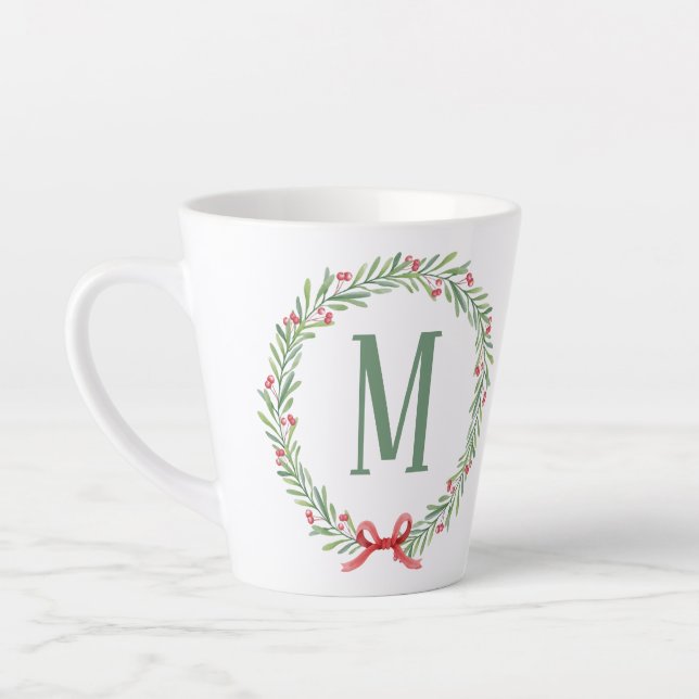 Tasse Latte Customizable Holiday Letter and Gift Stickers  (Gauche)