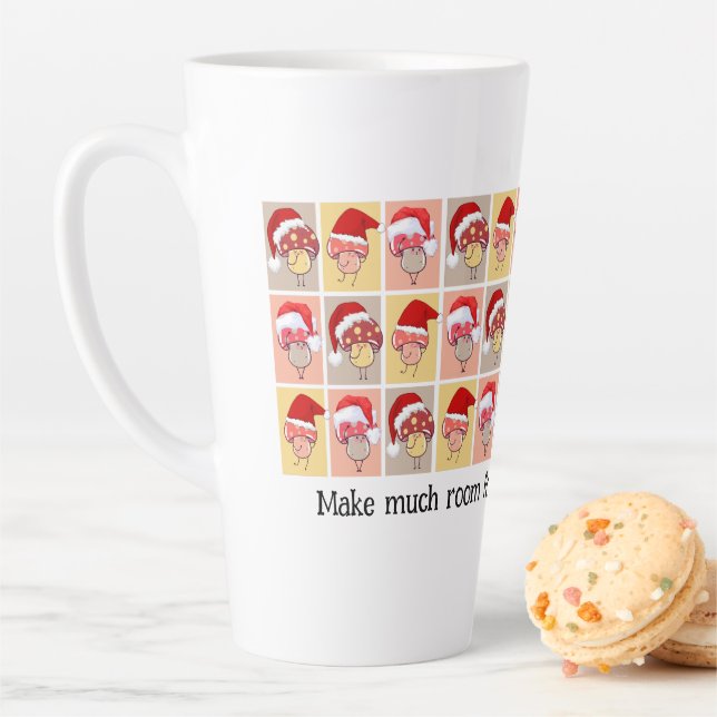 Tasse Latte Cute FAIRE BEAUCOUP DE PLACE POUR CHRIST Christmas (En situation)