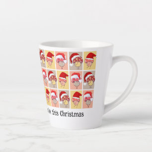 Tasse Latte Cute FAIRE BEAUCOUP DE PLACE POUR CHRIST Christmas