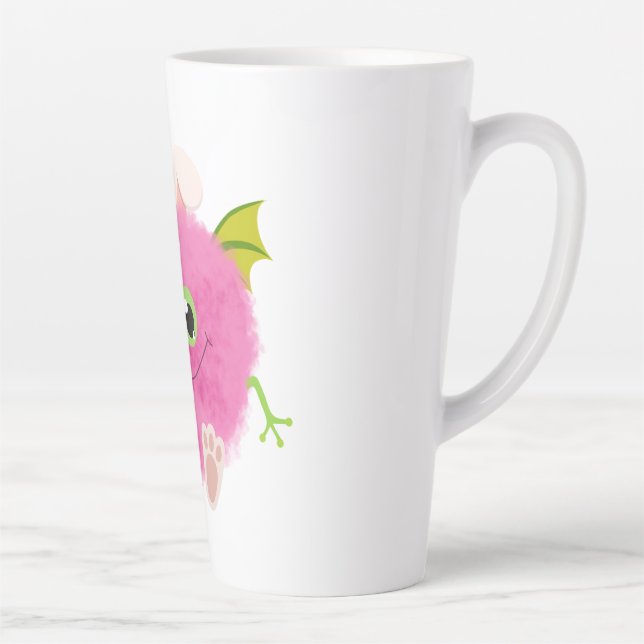 Tasse Latte Cute fluffy rabbit monster (Droite)