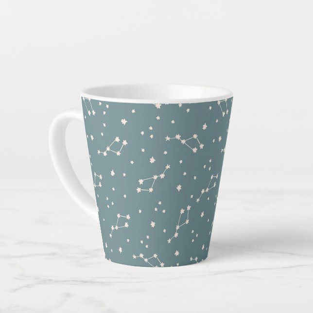 Tasse Latte Cute Motif Sky Constellation (Angle gauche)