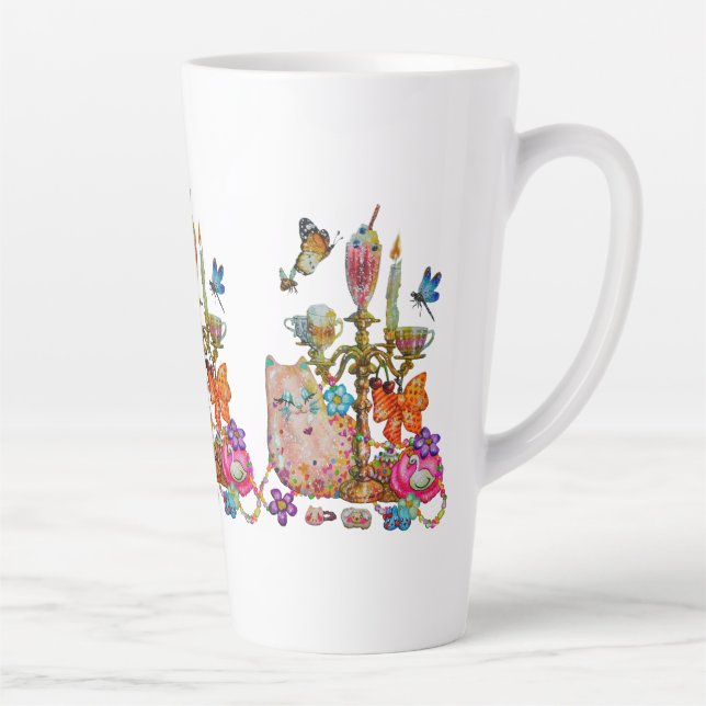Tasse Latte Cute Pastel (Droite)