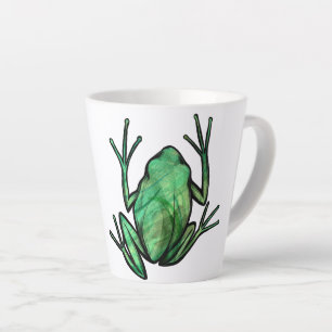 Tasse Latte Cute Tree Frog Grenouilles Artistiques J'aime les 