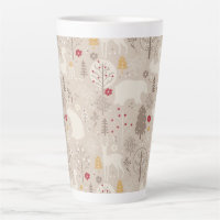 Cute Woodland Animaux Motifs nordiques