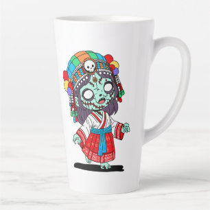 Tasse Latte Cute Zombie coréen