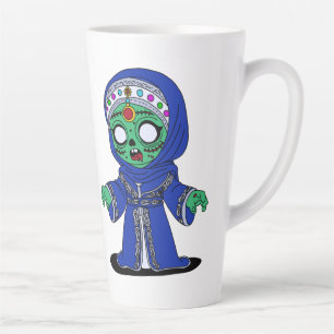 Tasse Latte Cute Zombie marocain