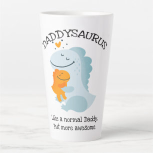 Tasse Latte Daddysaurus Comme Un Papa Normal, Mais Plus Étonna