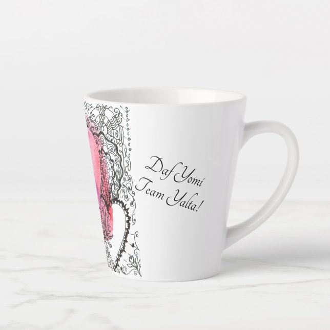 Tasse Latte Daf Yomi (Droite)
