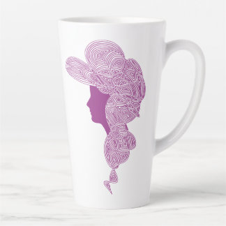 Tasse Latte Dame