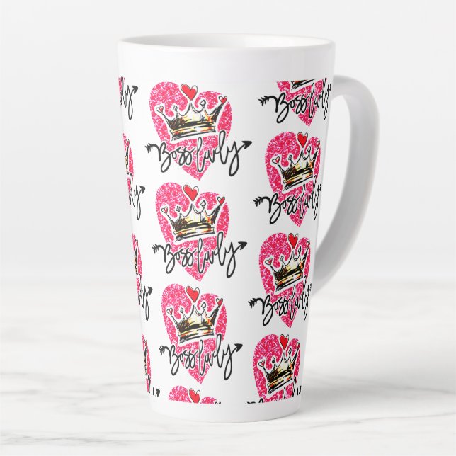 Tasse Latte Dame patronnesse (Angle droit)