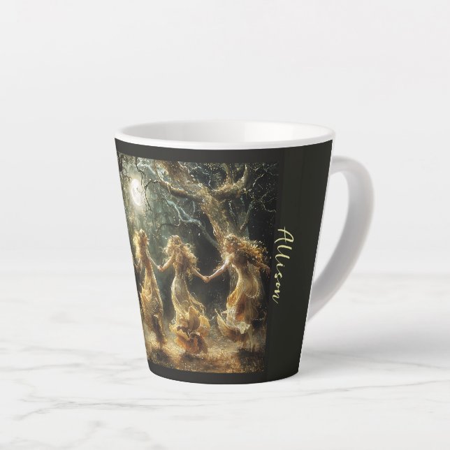 Tasse Latte Dancing Moon Goddess Latte Cup (Angle droit)