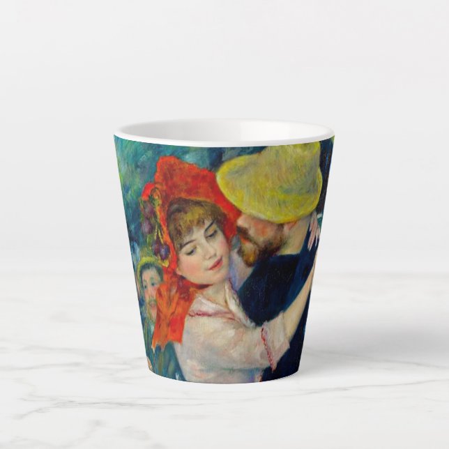 Tasse Latte Danse à Bougival Pierre Renoir (Devant)