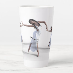 Tasse Latte Danseuse blanche Thunder_Cove
