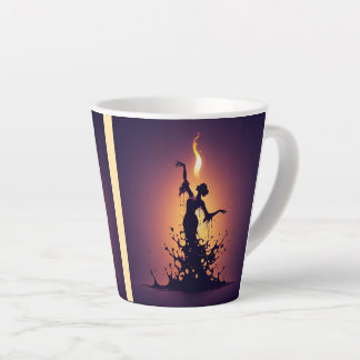 Tasse Latte Danseuse de flamenco