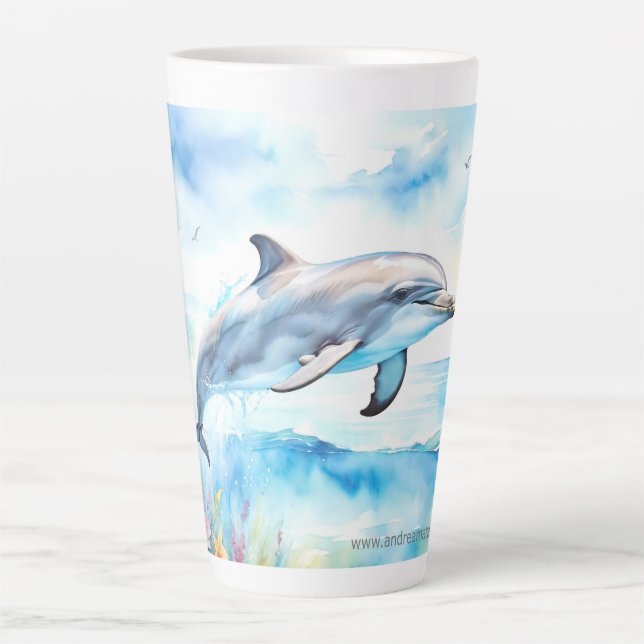 Tasse Latte Dauphin (Devant)