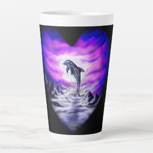 Tasse Latte Dauphin clair de lune