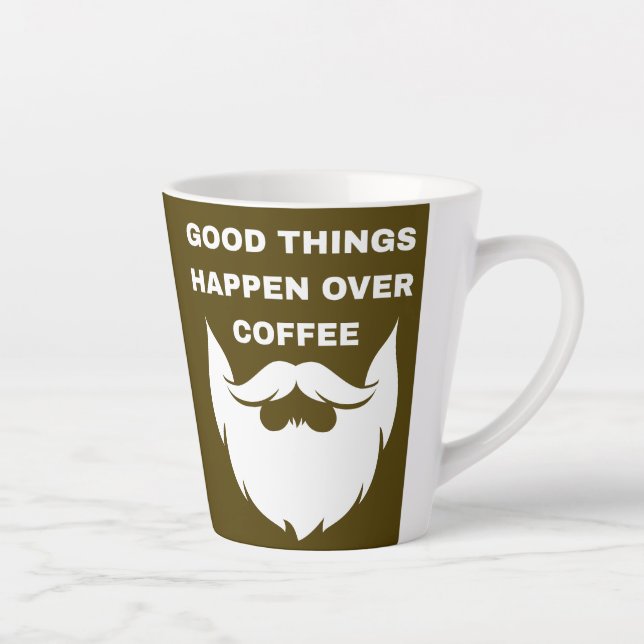 Tasse Latte De bonnes choses arrivent sur le café (Droite)