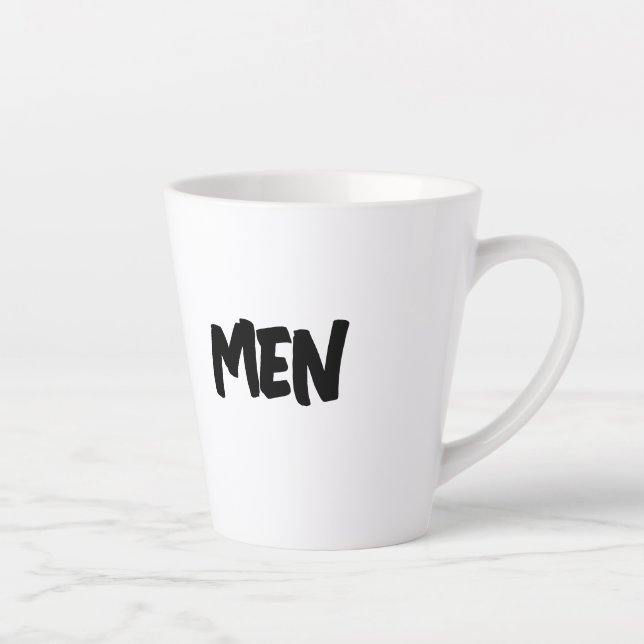 Tasse Latte de petite taille avec police Sunlight  (Droite)