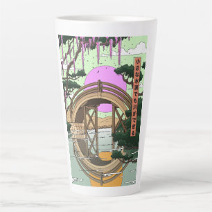 Tasse Latte De petites gouttes d'eau peuvent aussi faire une r