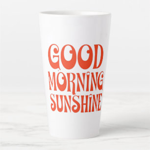 Tasse Latte Décor rétro Good Morning Sunshine