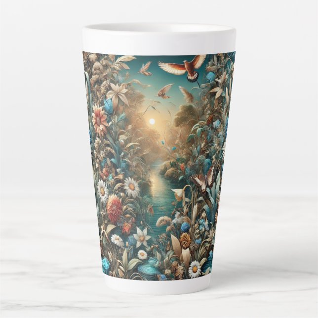 Tasse Latte Découvrez l'enchantement dans chaque sip (Devant)