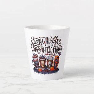 Tasse Latte Délicieux café d'Halloween pour les Sips Éffrayant