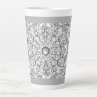 Dentelle en céramique Gris