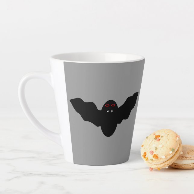 Tasse Latte Déplaisant Halloween Vampire Bat (En situation)