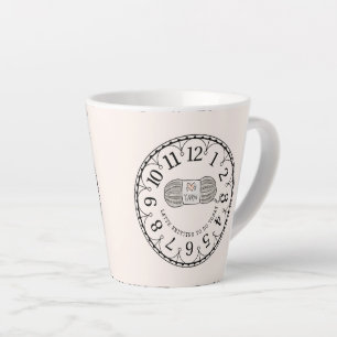 Tasse Latte Dernier Tricot À Faire Aujourd'Hui