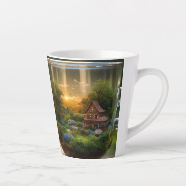 Tasse Latte Design de mug: (Droite)