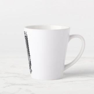Tasse Latte Design Guitar Rock