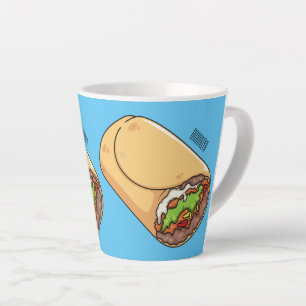 Tasse Latte dessin animé de Burrito