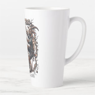 Tasse Latte Dessin animé de chèvre de l'escalade de roche moti