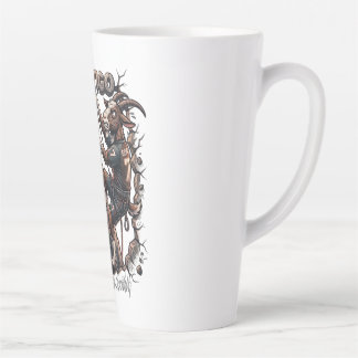 Tasse Latte Dessin animé de chèvre de l'escalade de roche moti