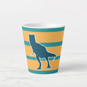 Tasse Latte Dessin de dinosaure T-rex pour les enfants qui aim