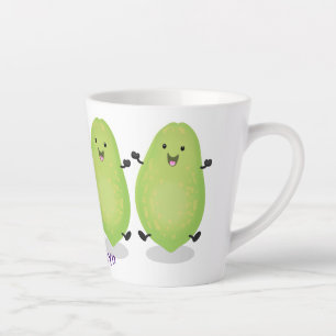 Tasse Latte dessin de la patte papaye de Cute kawaii