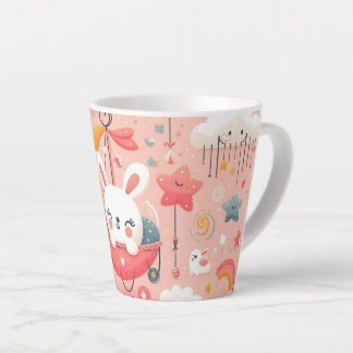 Tasse Latte dessin motif thème enfants