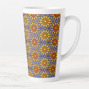 Tasse Latte Dessous de verre en pierre Mandala du Soleil Céles