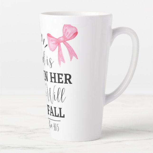 Tasse Latte Dieu Est Dans Sa Musique (Droite)