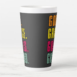 Tasse Latte Dieu Grace Buts Grind Inspiration Faith