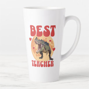 Tasse Latte Dinosaur Dino Meilleur Enseignant