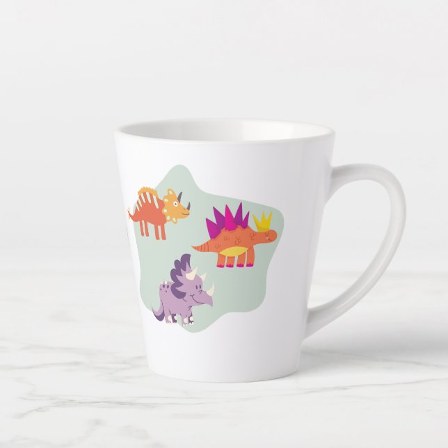 Tasse Latte Dinosaure (Droite)
