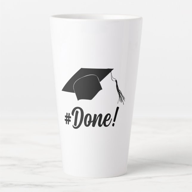Tasse Latte Diplôme (Devant)
