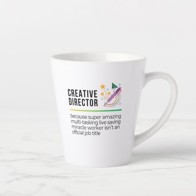 Tasse Latte Directeur de création (Droite)