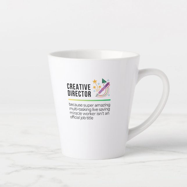 Tasse Latte Directeur de création (Droite)
