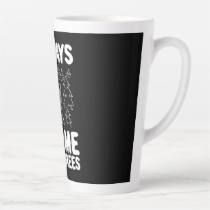 Tasse Latte Disk Golf Toujours Blâmer Les Arbres