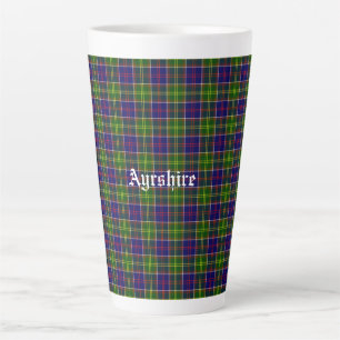 Tasse Latte District de Tartan