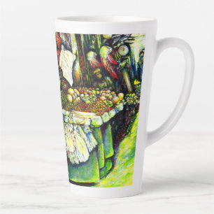 Tasse Latte Dit pour impliquer toute l'idée