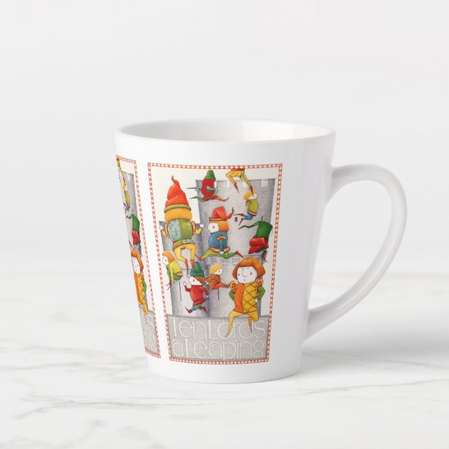 Tasse Latte DIX SEINS UNE BOUGIE À latte LEAPPARENTE (Droite)