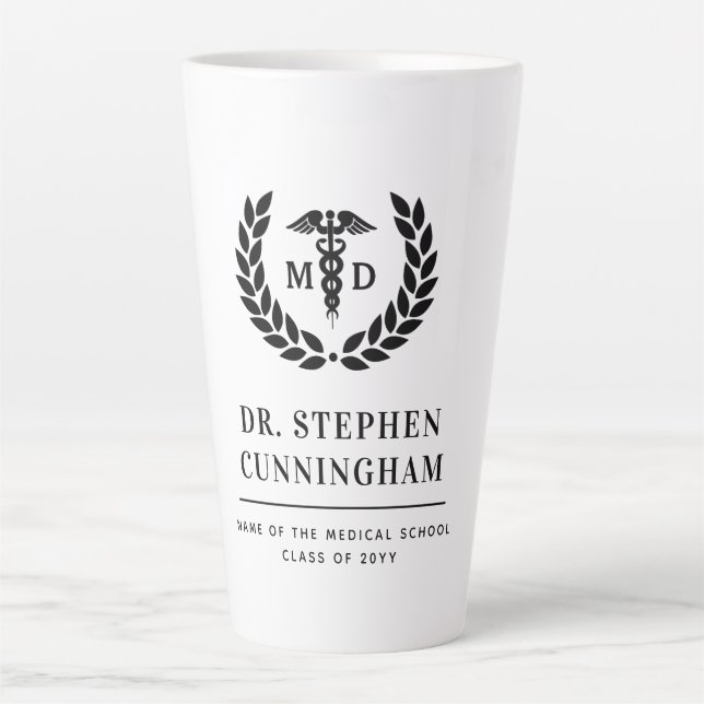 Tasse Latte Docteur en médecine moderne Docteur en médecine Me (Devant)